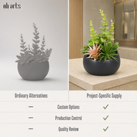OH ARTS Plantes succulentes artificielles au toucher réel en pot, fausse verdure UV, mini bonsaï sans entretien pour la décoration de la maison et du jardin