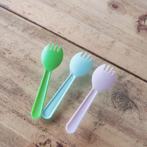 Mini-couverts jetables en PLA (cuillère et <span class=keywords><strong>fourchette</strong></span>) – Emballage individuel – Tendance et populaires pour fêtes et hôtels – Desserts épaissis - Product Image 6