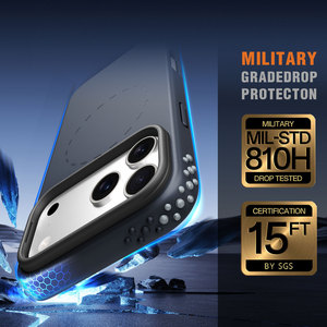 Ốp lưng điện thoại iPhone 17 Pro Max năm <span class=keywords><strong>2025</strong></span>, có giá đỡ camera vòng tròn, cầm tay tự do, mặt lưng trong suốt, chống sốc, nguyên bản - Product Image 6