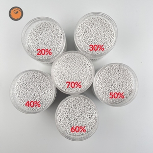 Masterbatch in Plastica di Colore Bianco PE PET PC ABS TPE TPU PLA PVC Masterbatch Neri - Product Image 1