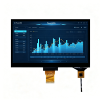 Pantalla LCD Táctil Capacitiva Industrial IPS de 10.1 Pulgadas, 1024x600, Interfaz RGB de 50 Pines, Módulo GT911