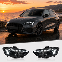 Faros Delanteros Blancos Brillantes de 6000K para Audi A3 2013-2020, 12V, Carcasa de ABS a Prueba de Fugas, Kit Plug-and-Play