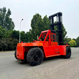 Chariot élévateur à fourche lourd d'occasion Kalmar Mitsubishi Hyster TCM 30 45 tonnes, moteur Volvo Cummins d'origine, pour manutention de conteneurs portuaires - Product Image 1