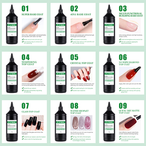 Vernis à ongles en gel en vrac 1 kg Marque Privée, Standard UE/USA, Top Coat Haute Brillance, Base Coat Caoutchouc UV, Collection 34 Variétés - Product Image 2