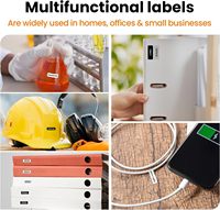 Imprimante thermique portable P15, mini imprimante d'étiquettes, machine à étiquettes pour rubans et emballages cadeaux