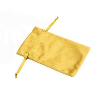Pochette en velours de haute qualité avec cordon de serrage pour bijoux, bagues, colliers, boucles d'oreilles - Product Image 3