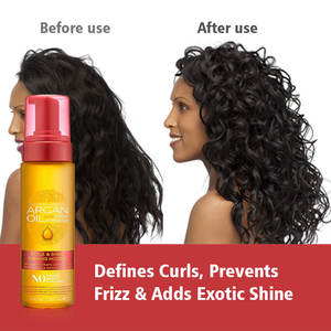 <span class=keywords><strong>Mousse</strong></span> Coiffante Tenue Forte Longue Durée Étiquette Privée <span class=keywords><strong>Mousse</strong></span> Cheveux Parfumée Sur Mesure pour Cheveux Bouclés Perruques Tresses - Product Image 5