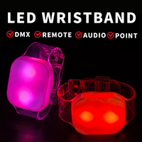 NUEVAS Pulseras LED con Impresión Personalizada, Control DMX Programable y Remoto para Conciertos, Fiestas y Eventos