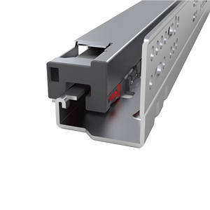 Glissières de tiroir en acier galvanisé à fermeture amortie à extension complète avec réglages 3D, série TS21, dissimulées pour meubles/armoires - Product Image 2