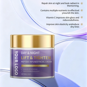 Crème hydratante <span class=keywords><strong>et</strong></span> nourrissante pour le <span class=keywords><strong>visage</strong></span>, 50g, jour <span class=keywords><strong>et</strong></span> nuit, effet liftant, peptide, éclaircissante, raffermissante, anti-rides, Chine - Product Image 2