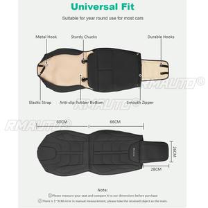 2 housses de siège de voiture universelles en cuir PU, housses de siège automobile, protège-sièges pour la plupart des voitures, luxe - Product Image 6