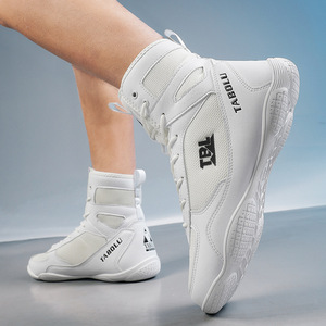 Tabolu Boxing Shoes High Top K005 Black Gold White Fitness Training Men Women Combat Sport - Product Image 2