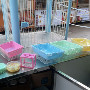 Wholesale <strong>Hamster</strong> <strong>Cage</strong> Large Pet House 2024 Hot Sale Low Price <strong>Hamster</strong> <strong>Cage</strong> Set With Accessories Floral Cat Carrier Plastic ALS - Product Image 2