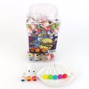 Sucette dure en forme de globe oculaire miniature de 3 g pour Halloween - Product Image 2