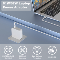 Adaptateurs d'ordinateur en gros 61w CE FCC ROHS chargeur usb-c cargador chargeurs d'ordinateur portable pour macbook