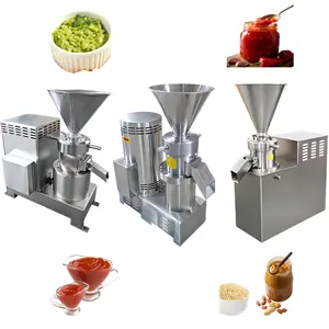 VBJX Tahini Halawa línea de producción Tahini molinillo que hace la máquina en Australia Turquía pasta de cacahuete mantequilla molinos fresadora