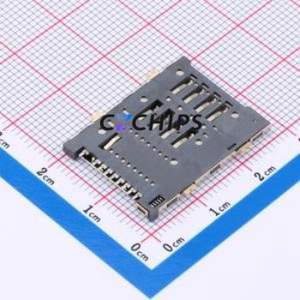 SMP11-S1S1-2000-A SIM Card Connector SMD Connector Mini SIM Card Card Holder With Card Detection 1.88mm - Product Image 2
