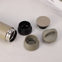 Mini 350ml/500ml gobelet de voyage tasses Style japonais mignon flacon à vide et thermos tasse à café et couvercle de bouteille d'eau pour l'école et les voyages