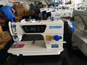 Machine à coudre industrielle automatique à entraînement direct haute vitesse ZY8800ND, point noué, plateforme plate, pour tailleur, 45 - Product Image 2