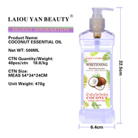 Huile pour le corps et le visage, 500 ml, pure et naturelle, blanchissante, anti-âge, hydratante, nourrissante, rajeunissante, huile essentielle pour massage SPA