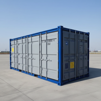 Conteneurs de stockage portables en acier Corten certifiés CSC, garages préfabriqués, conteneurs maritimes à ouverture latérale, Chine