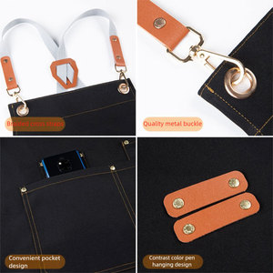 Không thấm nước Vải không tay Tạp dề cho nhà bếp nấu ăn móng tay nghệ thuật cà phê sữa trà làm việc cho cá nhân in logo - Product Image 2