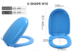 ยุโรปที่นั่งห้องน้ำสองชิ้นช้าลง - Product Image 5