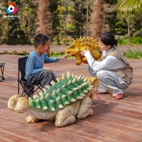 Chien robot animatronique interactif IA, animal mécanique pour parcs à thème, musées, centres commerciaux et expositions