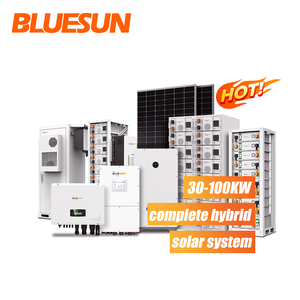 ソーラーエネルギーシステムコンプリートセットハイブリッド380V30KWオフグリッドソーラーパワーシステム40KW50KWリチウム電池付き - Product Image 1