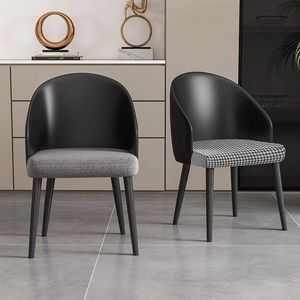 Sillas de Comedor Egg Back, <span class=keywords><strong>con</strong></span> Carcasa Negra y Asiento Color Heather, para Comedor Ejecutivo, Comedor Privado, Club Lounge, Cafeterí<span class=keywords><strong>a</strong></span> - Product Image 3