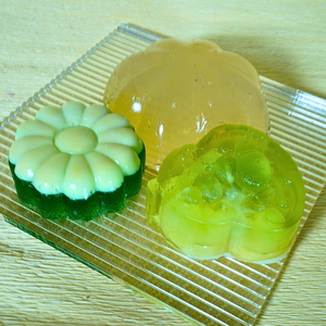 OEM ODM Factory Soft Paw Shape Blumen dusche Gelee Seife Mehrere Farben Gelee Textur Freundlich zum Baden - Product Image 2