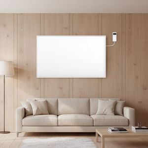 Calentador <span class=keywords><strong>de</strong></span> Panel <span class=keywords><strong>de</strong></span> Cristal <span class=keywords><strong>de</strong></span> Carbono <span class=keywords><strong>de</strong></span> Color Personalizado, Radiador <span class=keywords><strong>de</strong></span> Pared con Control <span class=keywords><strong>de</strong></span> Temperatura por Cable - Product Image 1