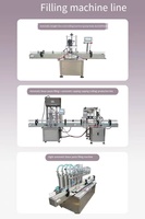 Machine de remplissage quantitative à piston 6 têtes pour Ketchup, pâte d'arachide et de sésame, crème glacée, beurre, gel d'aloe vera, jus de miel