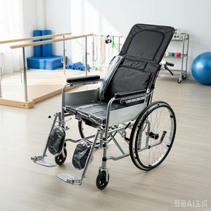 <span class=keywords><strong>Silla</strong></span> <span class=keywords><strong>de</strong></span> <span class=keywords><strong>Ruedas</strong></span> Reclinable Manual <span class=keywords><strong>con</strong></span> Respaldo Alto para Adultos <span class=keywords><strong>con</strong></span> Discapacidad - Product Image 1