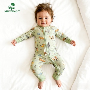 Miozing - Conjuntos de Pijamas de Bambú Orgánico para Bebés, Ropa de Bebé Fresca y Transpirable para Piel Propensa al Eccema, Pedidos de Pequeños Lotes - Product Image 1