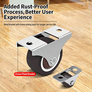 Nylon Wheel Chemical Resistant 1000 Lb Plate <b>Mount</b> Pharmaceutical Lab Chemical Resistant Industrial Caster With Casters Set - Product Image 5