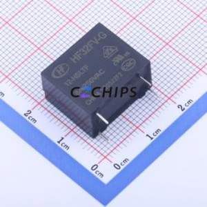 HF32FV-G/012-HSLTF Power Relay Through hole,10.2x18.4mm Relay 12V 1 Normally Open: 1A (SPST-Normally Open)::: 4 10A-250VAC - Product Image 1