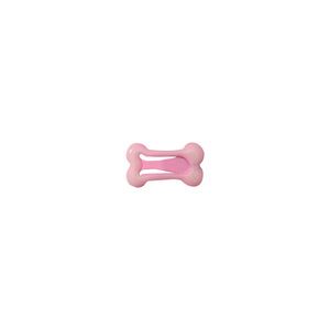 Dog Hair <b>Clips</b> Bone Shape Pink Soft Pet Accessories For Small Dogs - Product Image 1