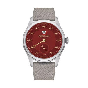 Montre mécanique automatique rétro de 38 mm avec boîtier en acier inoxydable, bracelet en cuir, étanche, unisexe - Product Image 1