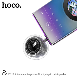 Hoco Loa <span class=keywords><strong>Mini</strong></span> Cắm Trực Tiếp Cho Điện Thoại Di Động 3.5Mm Nhỏ Gọn Và Tinh Tế OEM DS28 - Product Image 5