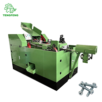 Machine professionnelle de fabrication de boulons et d'écrous, machine à fabriquer les boulons en J et en T, marteau de forgeage, équipement de forgeage des métaux, ligne de production Hubei Teng Feng