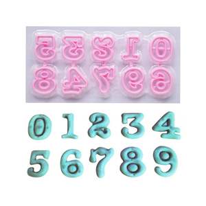 Lixsun Numéros Majuscule Majuscule <span class=keywords><strong>Lettre</strong></span> Timbres De Décoration Alphabet <span class=keywords><strong>Lettre</strong></span> Fondant Embosser Cookie Cutter Ensemble En Plastique - Product Image 3