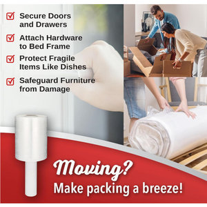 Rollo de Plástico Transparente para Envolver a Mano, Mini Rollo de 4 Pulgadas, Resistente a la Humedad, Suave, Marca Shenzhen Shuangyuan, Mejor Precio en China - Product Image 4