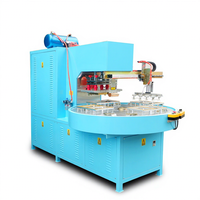 Nouvelle machine de soudage automatique à plateau tournant DAVISON HF en plastique, 8 kW, triphasée 380 V, zone de soudage 350x200 mm pour PVC, PET, APET, PETG
