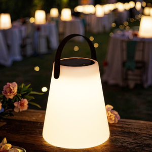 Ngoài trời di động dẫn ánh sáng đèn bàn với năng lượng mặt trời sạc & thiết kế chống thấm nước - Product Image 3