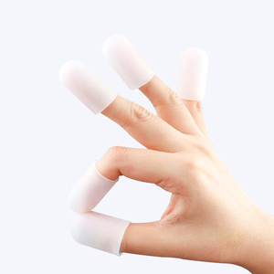 YNBG Masseur tubulaire souple pour mains et pieds avec gel de silice, aide à l'exercice des orteils et du pouce, protection des doigts et des orteils pour une utilisation en toutes saisons - Product Image 1