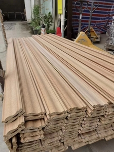 Bande décorative en <span class=keywords><strong>bois</strong></span> massif, vente en gros usine, pour décoration intérieure : plinthes, encadrements de portes, corniches de plafond et moulures en plâtre - Product Image 1