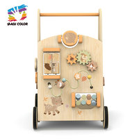 Trotteur Offre Spéciale en bois multifonctionnel pour bébés, entraîneur de coordination œil-main et de marche précoce W16E302