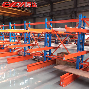 Estantes de almacenamiento de almacén de acero protegido contra la corrosión de alta resistencia OEM, estanterías de madera metálicas en voladizo duraderas montadas en la pared - Product Image 1