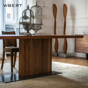 WBERT moderno nórdico minimalista Escritorio de madera maciza jefe Escritorio de oficina Escritorio de libros mesa de comedor para sala de estar mesa de cocina larga - Product Image 5